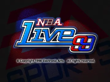 NBA Live 99 (US) screen shot title